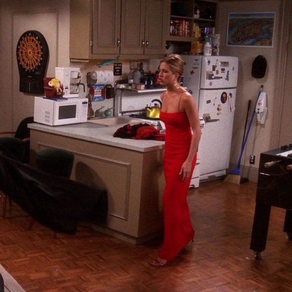 Vintage Alternate Color Keyhole Formal Dress ASO Rachel Green on Friends - Picture 9 of 13